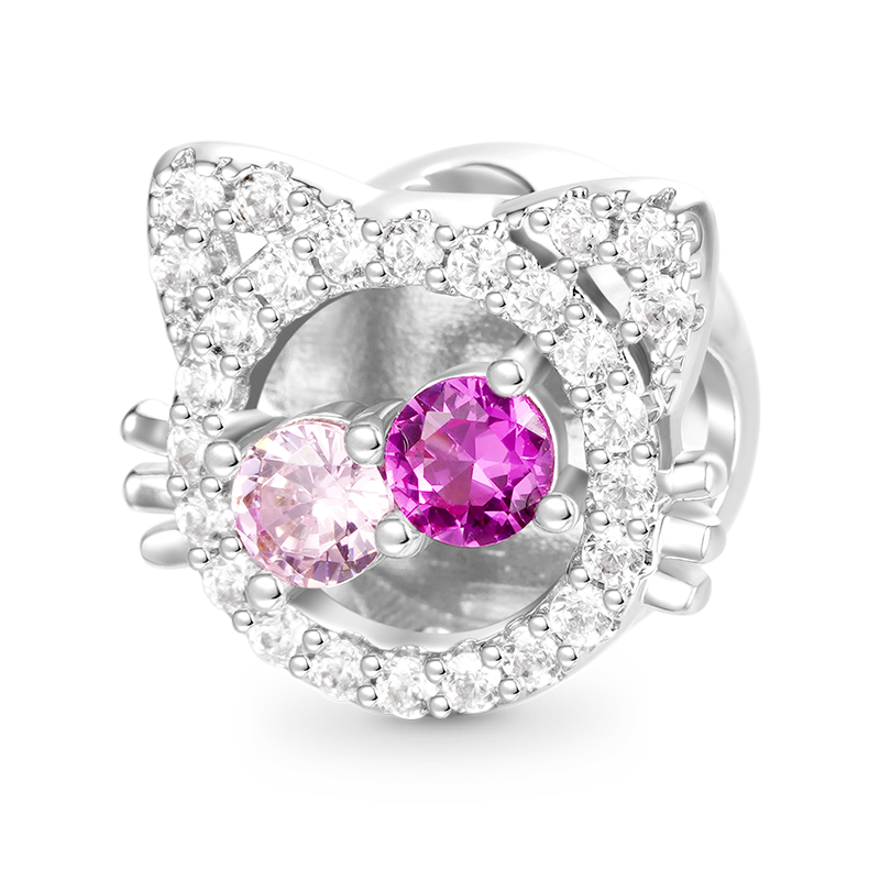 Gnoce Cat Love Personalized Photo Charm_2