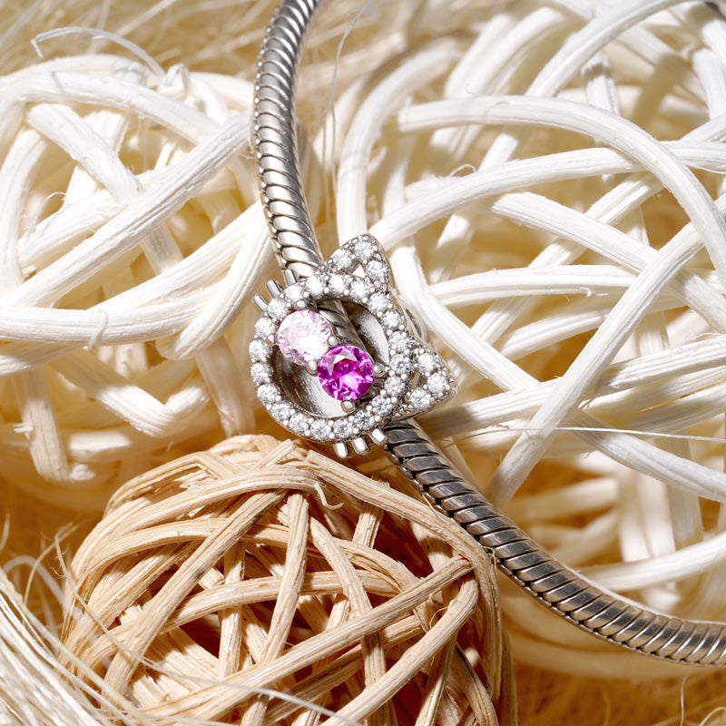 Gnoce Cat Love Personalized Photo Charm_3