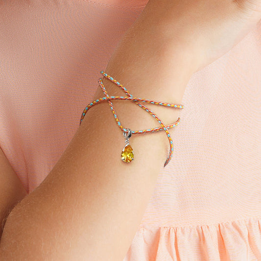 Gnoce Handmade Multicolor Braided String Bracelet Necklace_7