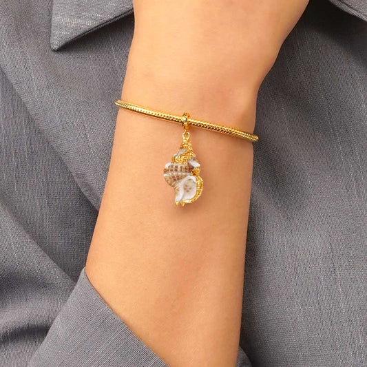 Gnoce Natural Shell Conch Charm_6