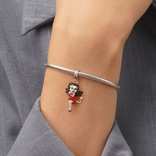 Gnoce Halloween Little Devil Betty Boop Pendant Dangle Charm_6