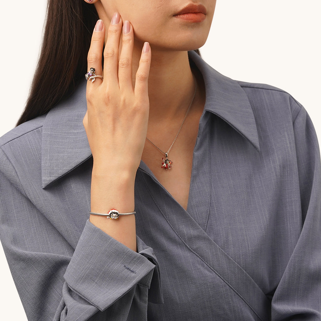 Gnoce Santa Hat Betty Boop Charm_4