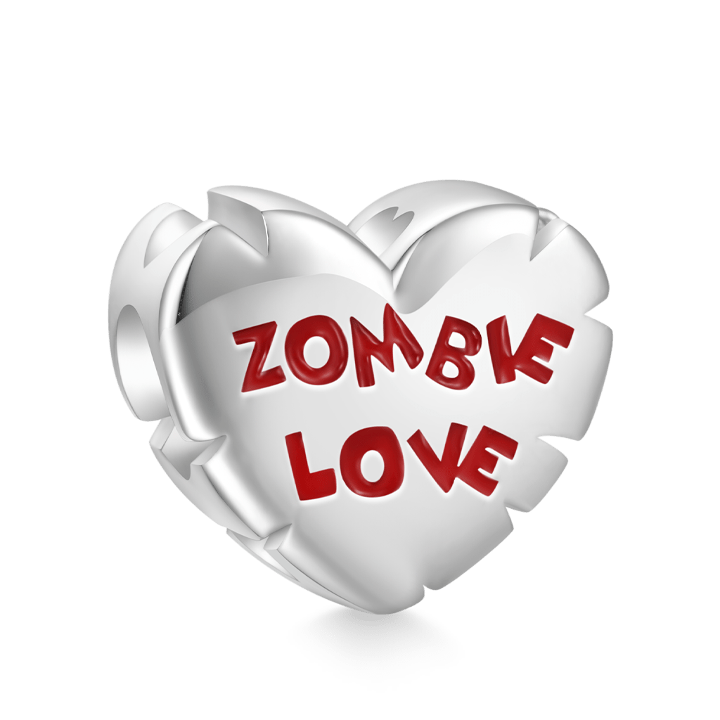 Gnoce Halloween 'ZOMBIE LOVE' Betty Boop Heart Charm_2