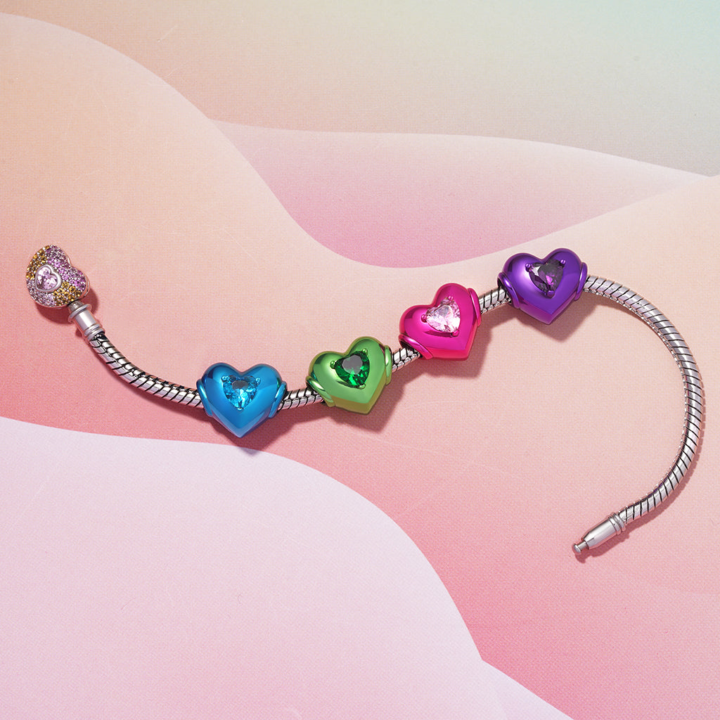 Gnoce Sea ​​Blue Candy Heart Charm_3