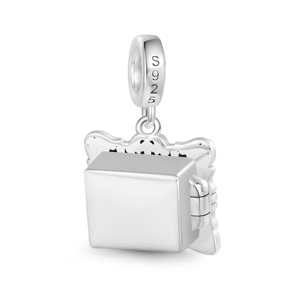 Gnoce Van Gogh's Starry Night Charm Platinum-plated Silver Blend_4