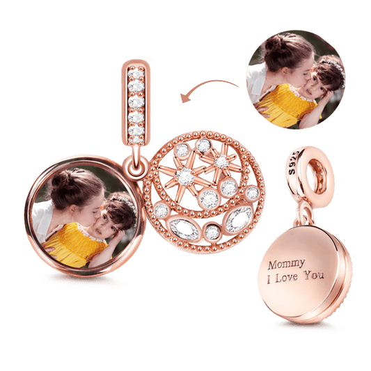 Gnoce Moon Star Engravable Photo Charm_1