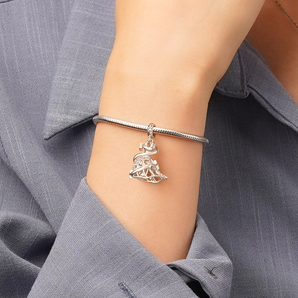 Gnoce Wireless LED Glow Magic Fairy Dress Pendant Dangle Charm_7