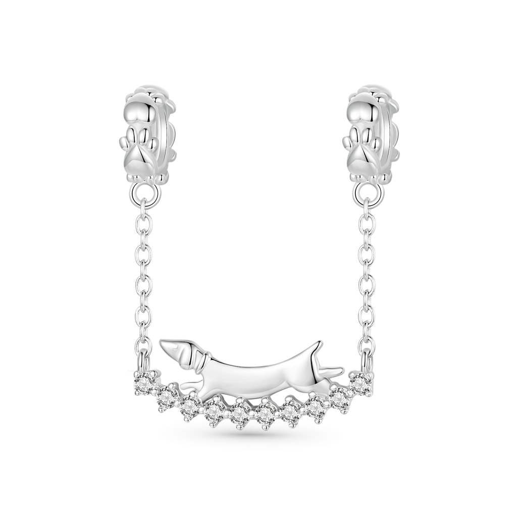 Gnoce Dachshund Safety Chain Charm_1