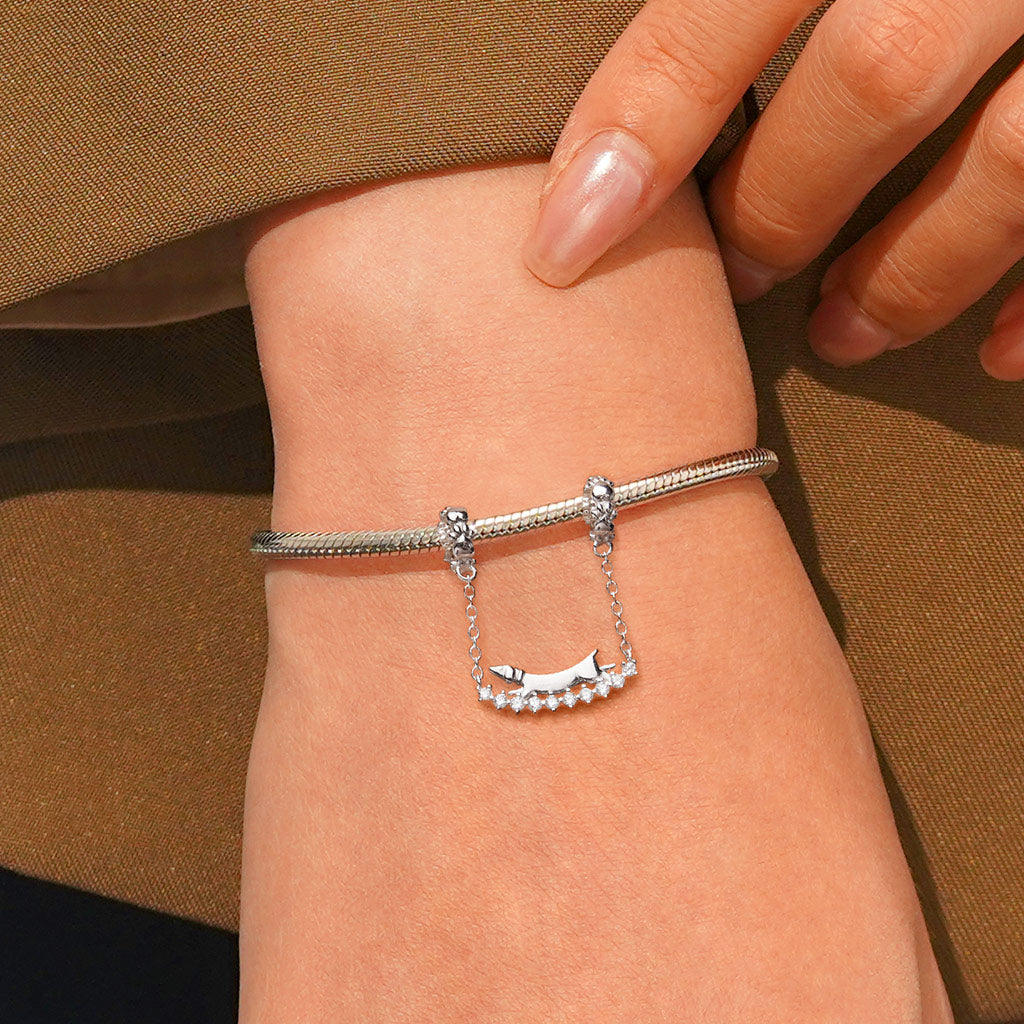 Gnoce Dachshund Safety Chain Charm_5