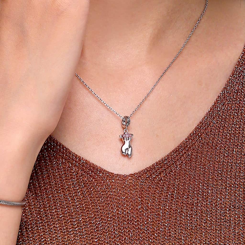 Gnoce Girl Power Human Body Pendant Dangle Charm_5