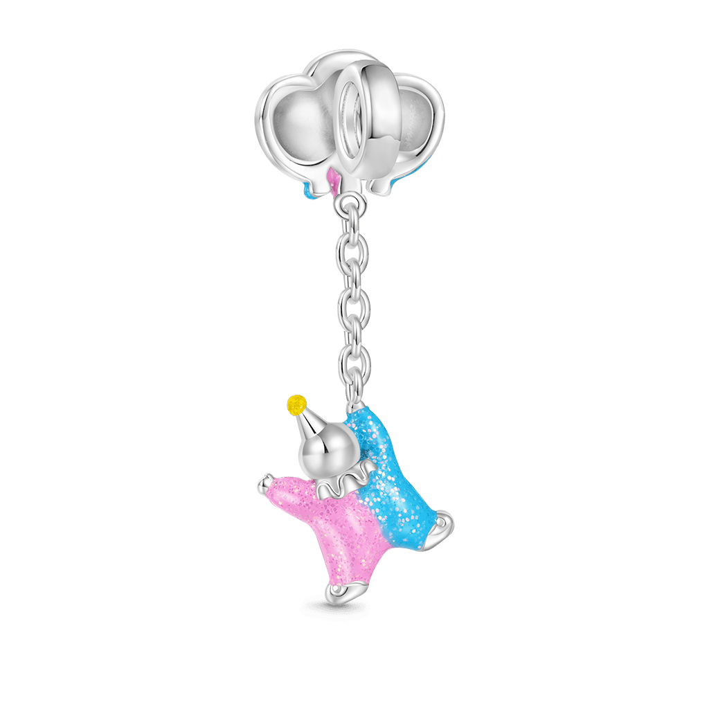 Gnoce Funny Balloon Circus Clown Charm_2