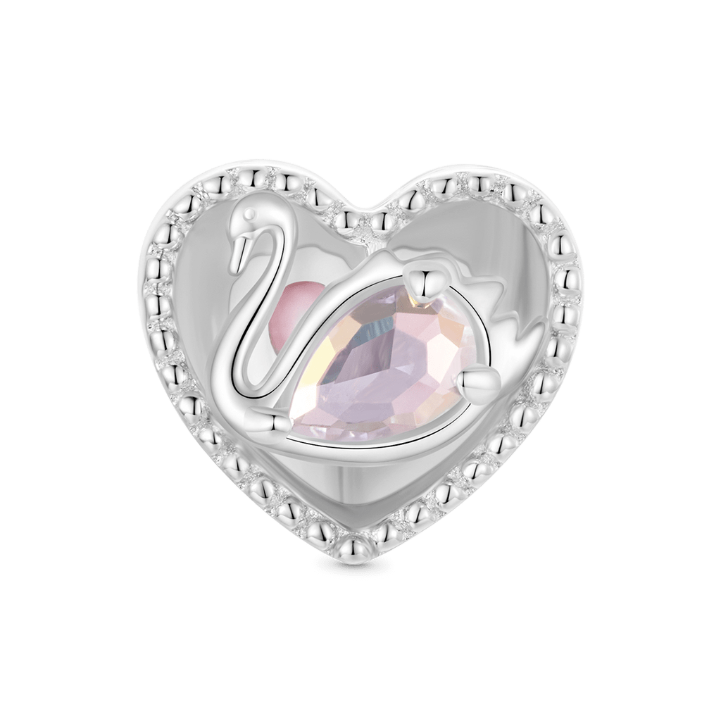 Gnoce Ballet Swan Heart Charm_2