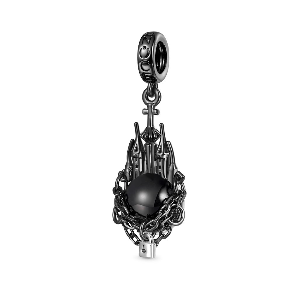 Gnoce Natural Black Pearl Dark Castle Charm_1