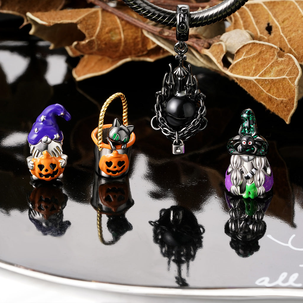 Gnoce Natural Black Pearl Dark Castle Charm_3