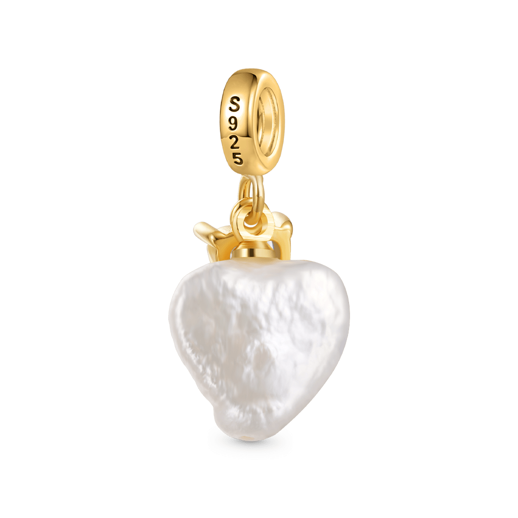 Gnoce Irregular Heart Pearl Birthstone Charm_3