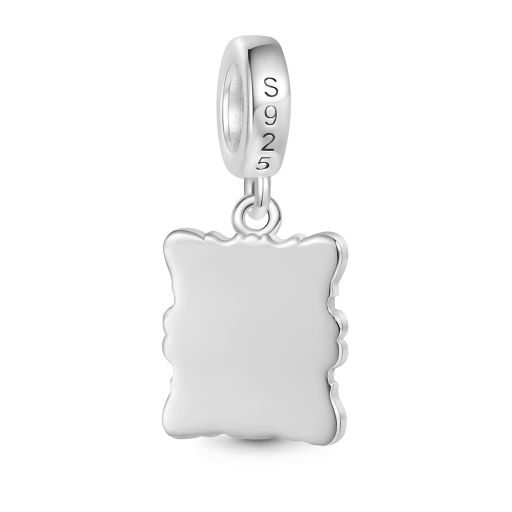 Gnoce Van Gogh Sunflowers Frame Charm Platinum-plated Silver Blend_2
