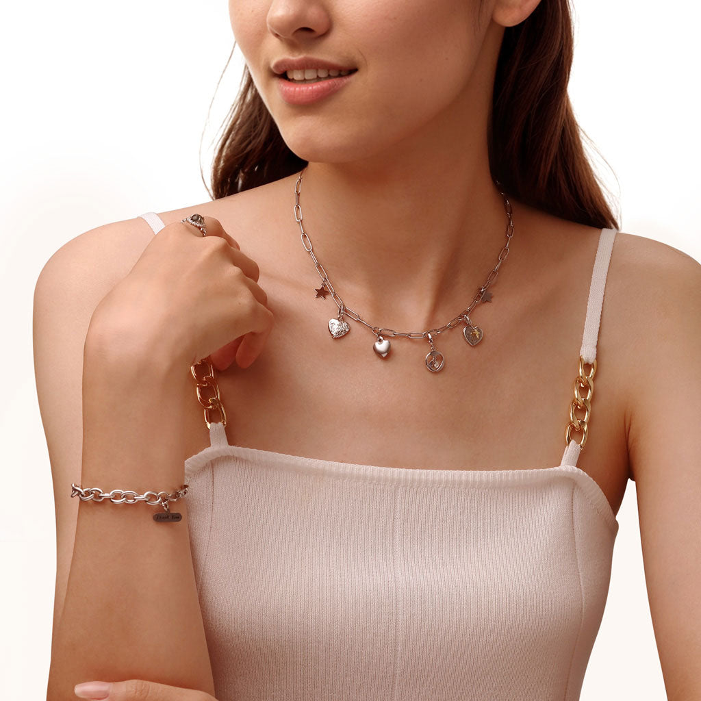 Gnoce Engravable Heart Wings Clasp Clusters Charm_5