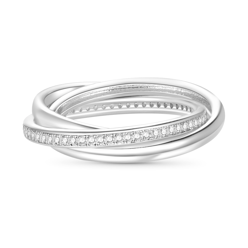 Gnoce Trinity CZ Birthstone Eternity Rings_1