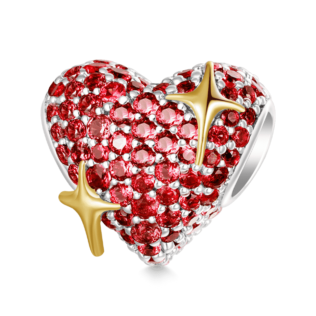 Gnoce emoji Sparking Heart Charm_1