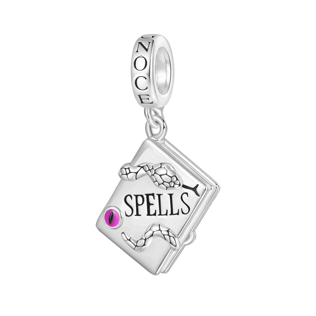 Gnoce 'Expecto Patronum' Spell Book Pendant Dangle Charm_1