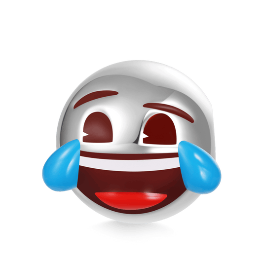 Gnoce emoji Laughing with Tears Face Charm_2
