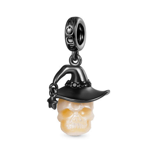 Gnoce Halloween Natural Pearl Horror Skull Charm_1