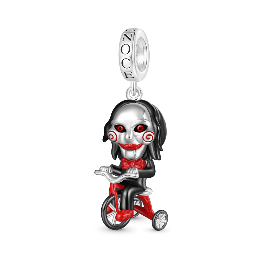 Gnoce Horror SAW Billy Tricycle Charm_1