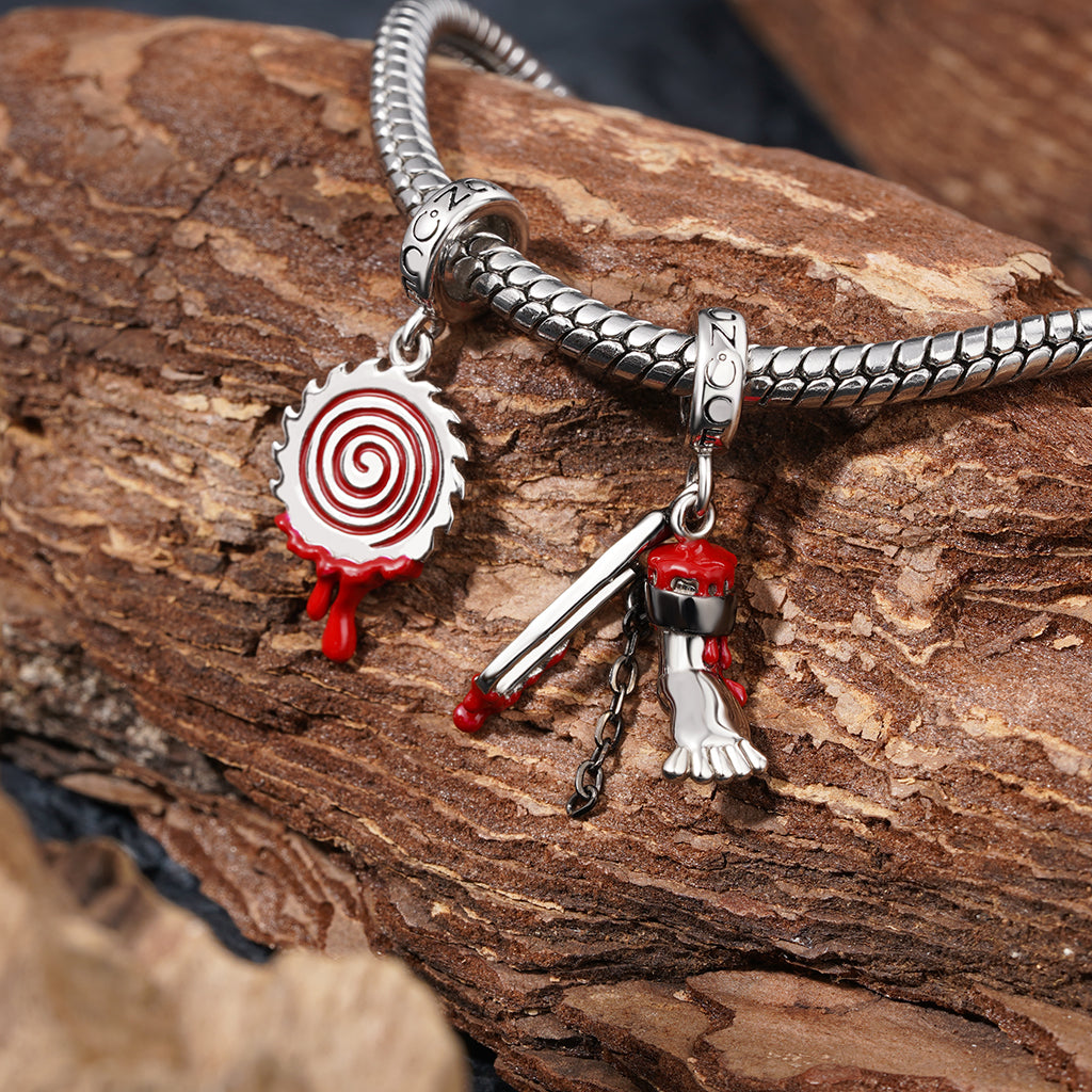 Gnoce Dangerous SAW Severed Leg Charm_3