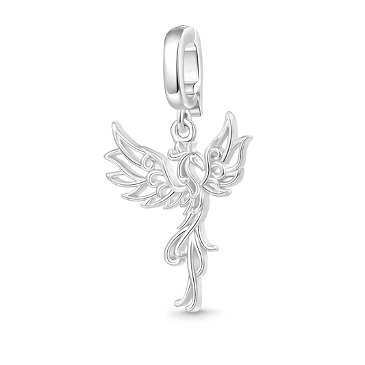 Gnoce Phoenix Clasp Clusters Charm Platinum-plated Silver Blend_1