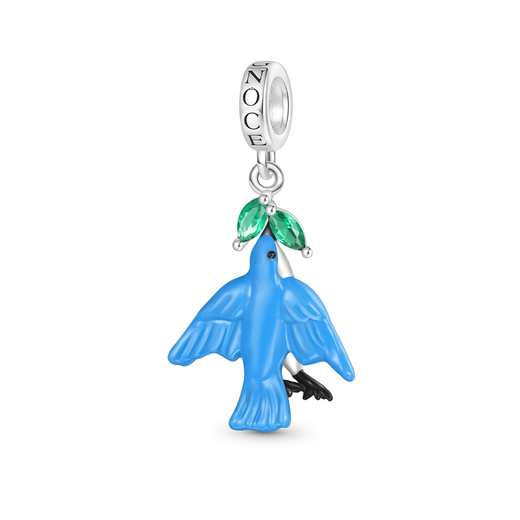 Gnoce Arctic Blue-bird Pendant Dangle Charm_1