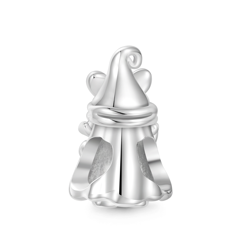 Gnoce Cute Easter Gnome Charm Platinum-plated Silver Blend_2