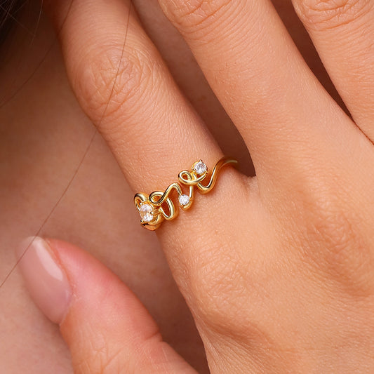 Gnoce Diamond Love Ring_5