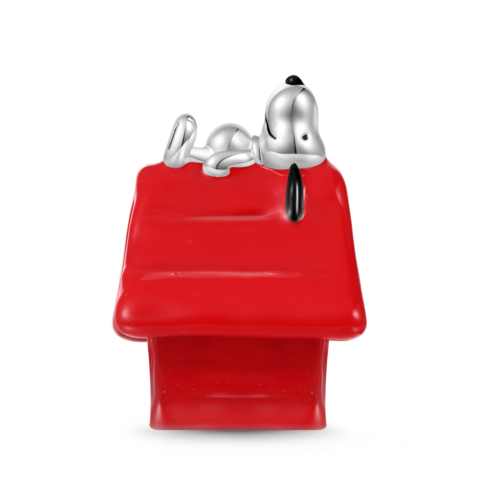 Gnoce Peanuts Snoopy Dog House Charm_3