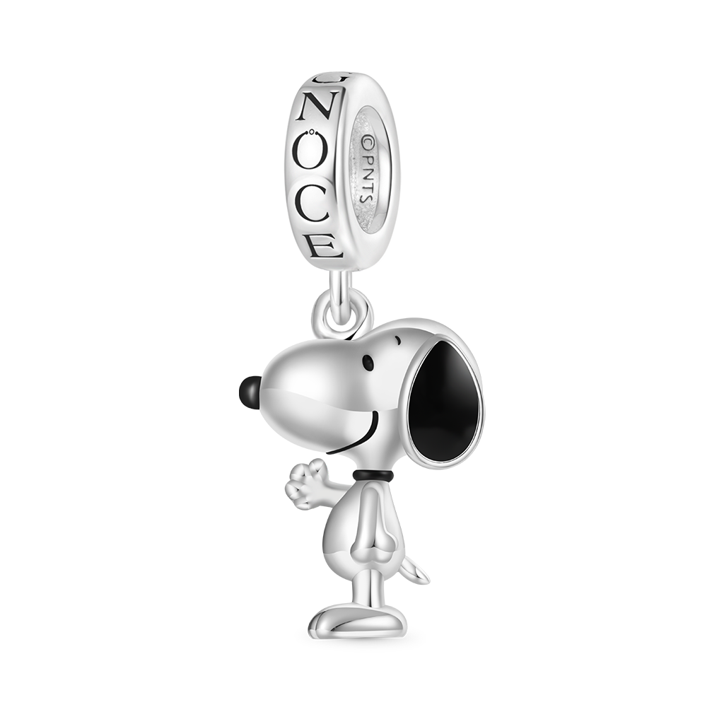Gnoce Peanuts Standing Snoopy Pendant Dangle Charm_1