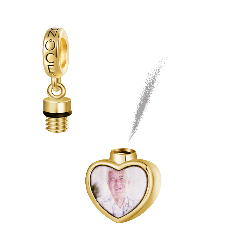 Gnoce My Guardian Angel Memorial Urn Ashes Photo Charm_1