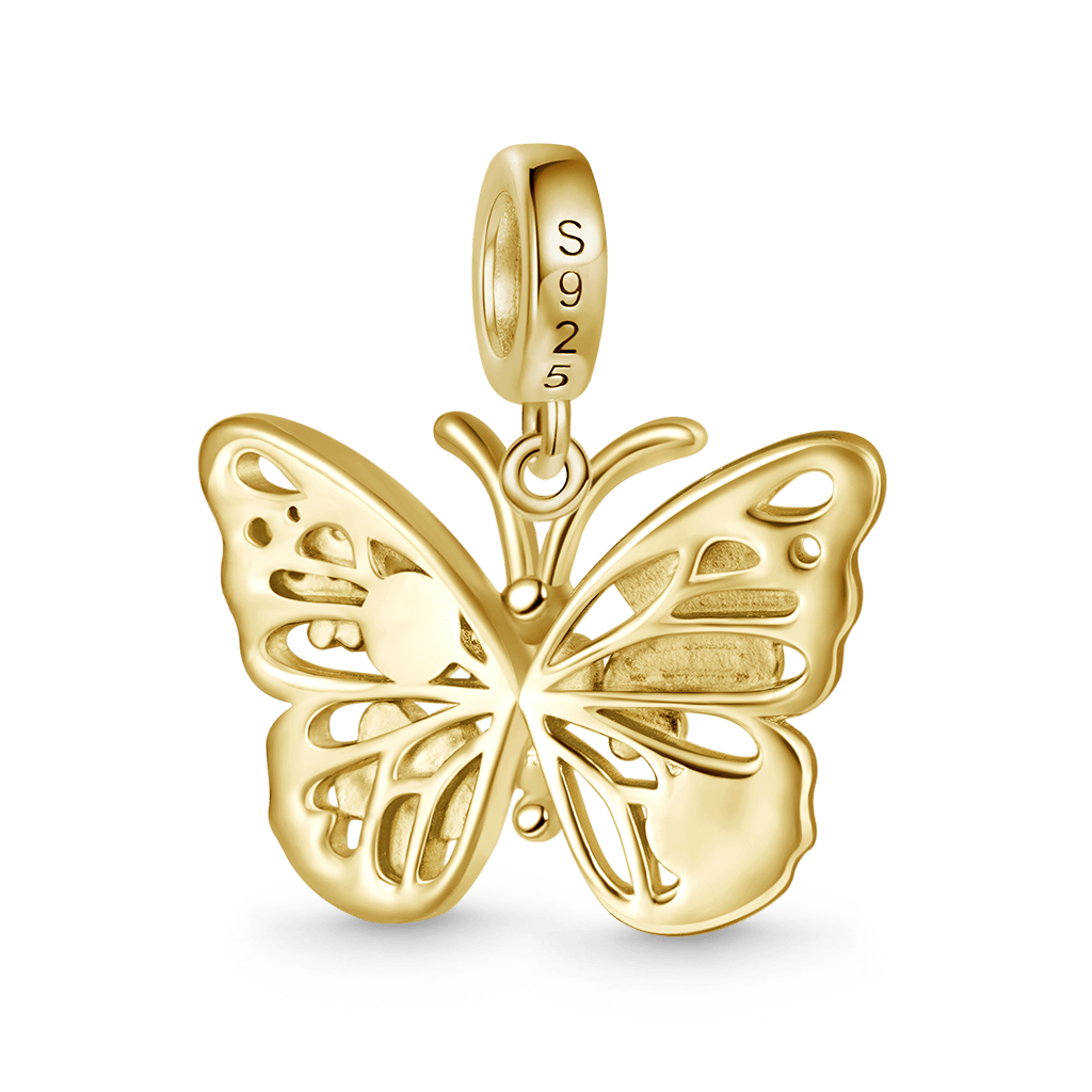 Gnoce Flying Butterfly Moonstone Charm_2