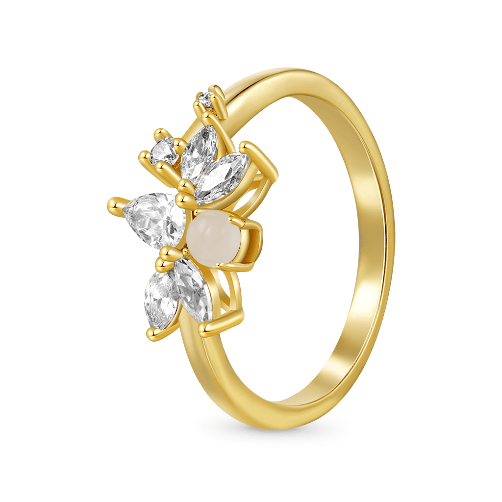 Gnoce Glow-in-the-Dark Butterfly Open Ring_2