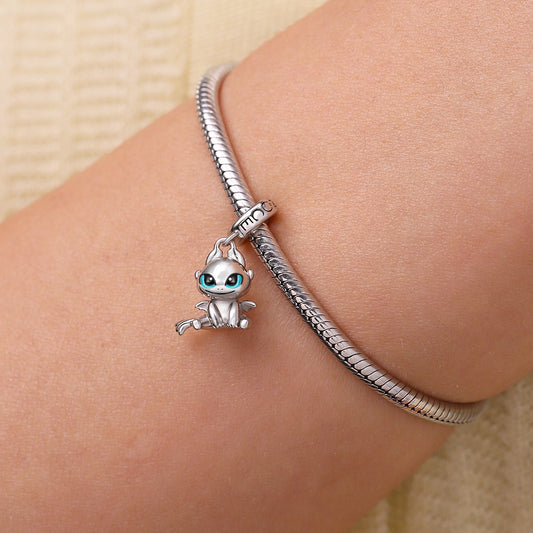 Gnoce How to Train Your Dragon Light Fury Pendant Dangle Charm_6