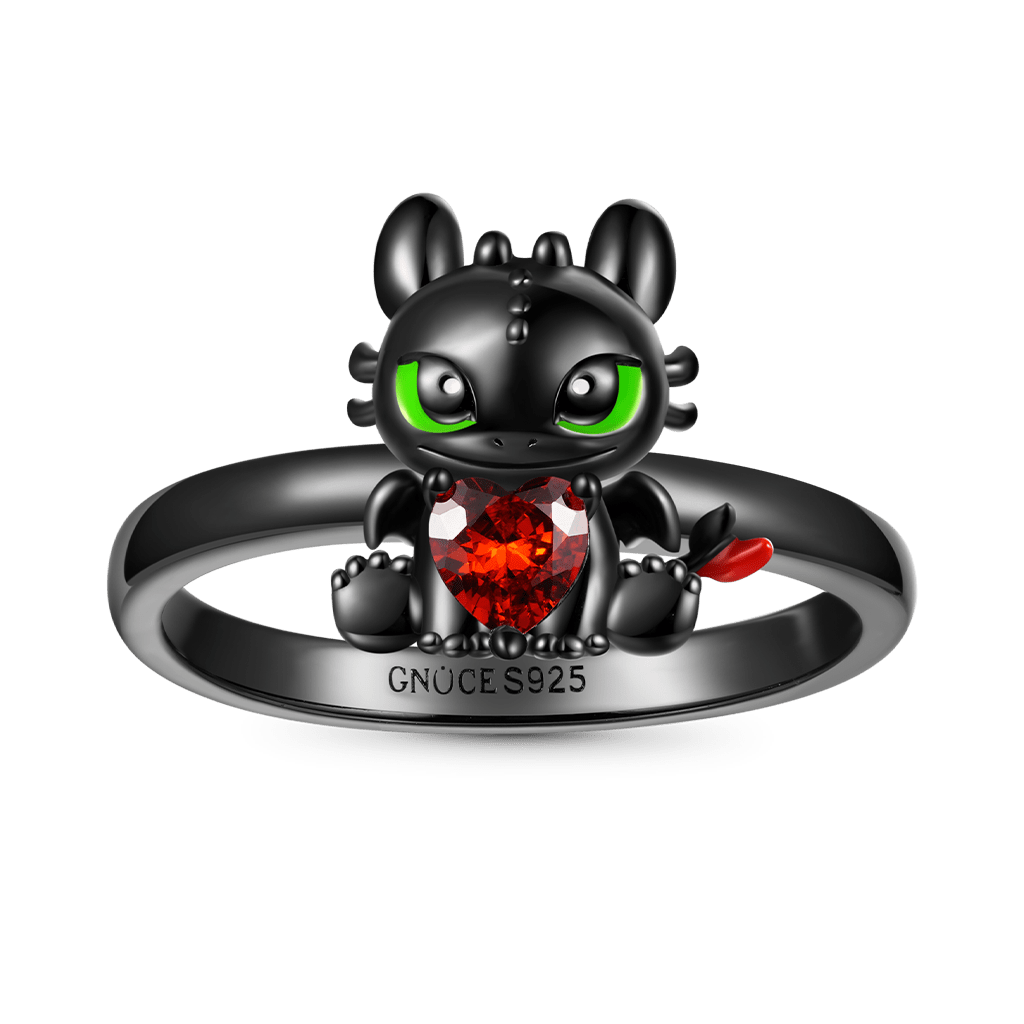 Gnoce How to Train Your Dragon Toothless Embraces Heart Ring_1