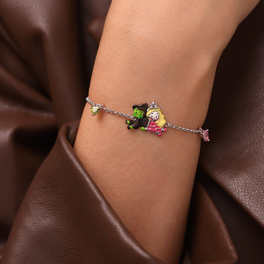 Gnoce Wicked Friendship Love Heart Adjustable Bracelet_5