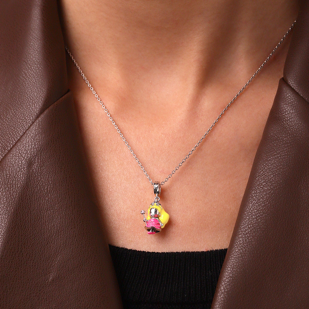 Gnoce Wicked Glinda the Good Witch Pendant Dangle Charm_4