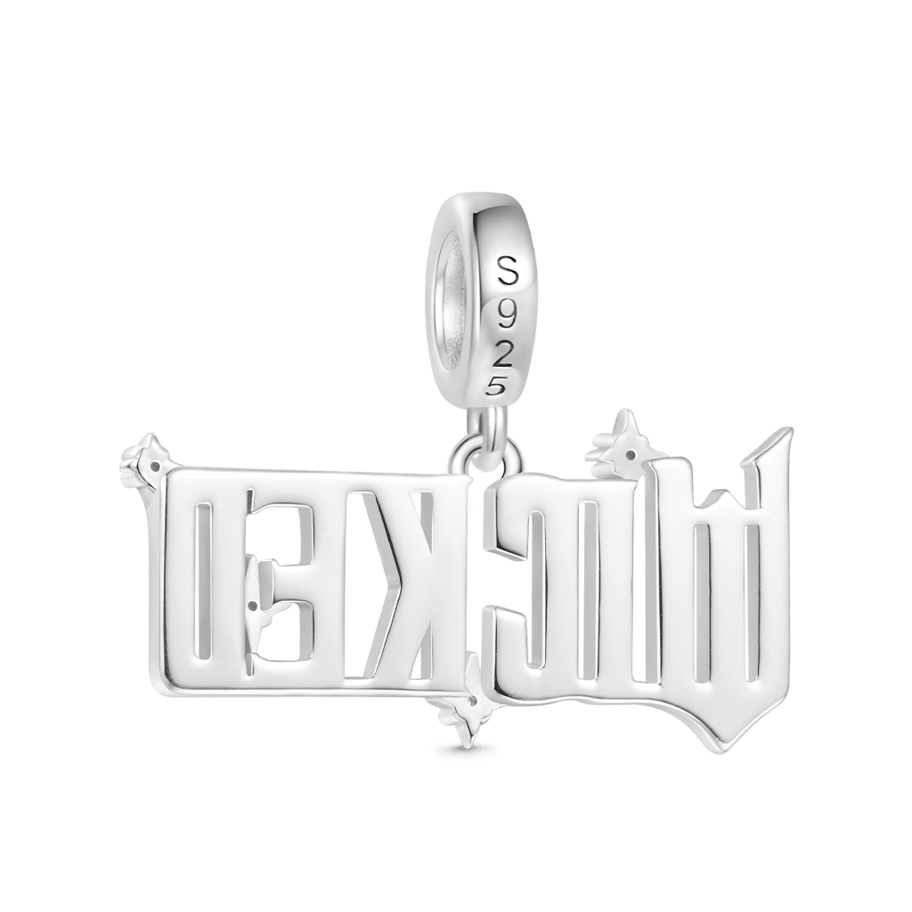 Gnoce Wicked Official Logo Letter Pendant Dangle Charm_2