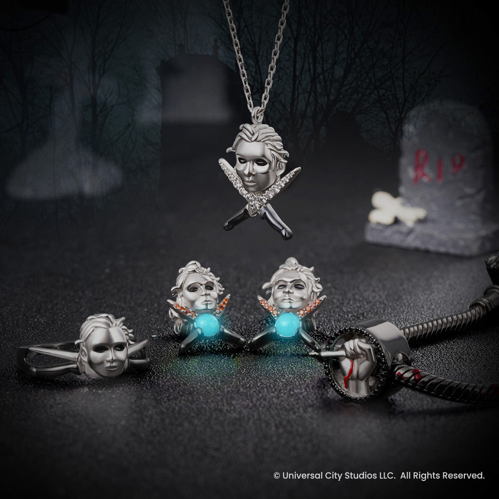 Gnoce Halloween Blood Hand Double-Sided Charm_3