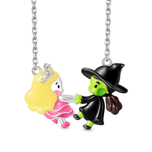 Gnoce Wicked Elphaba & Glinda Friendship Necklace_1