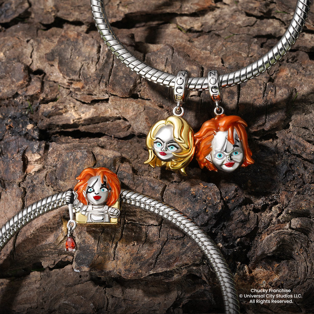 Gnoce Tiffany Valentine Head Pendant Dangle Charm_3