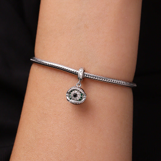 Gnoce Halloween Rotatable Devil Eye Pendant Dangle Charm_6