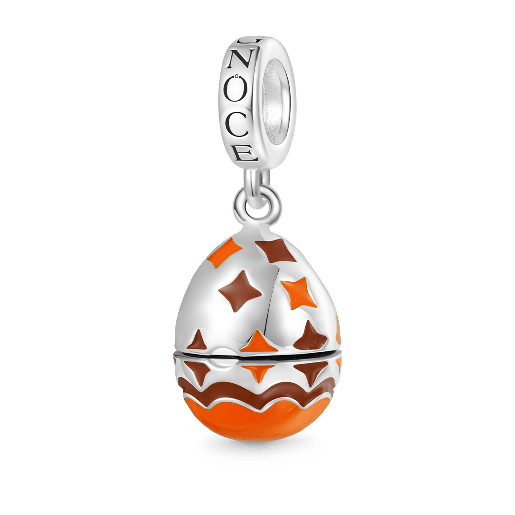 Gnoce Openable Easter Dragon Egg Pendant Dangle Charm_2