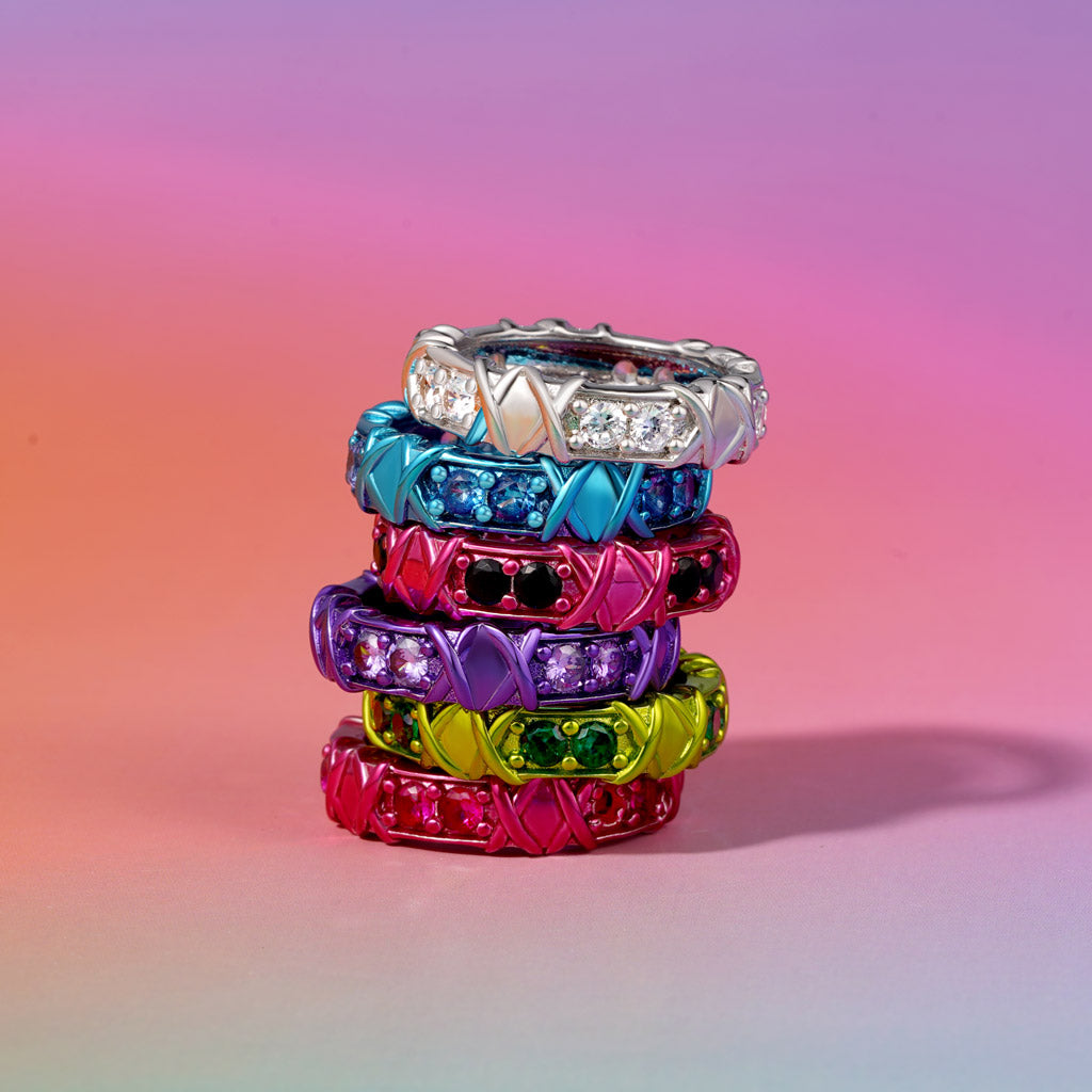 Gnoce Shiny Pink Electroplated Candy Ring_3