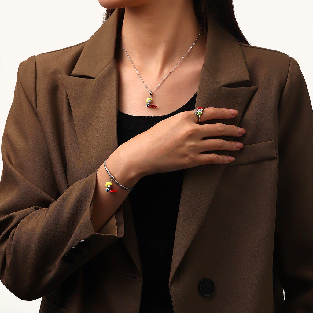 Gnoce Peanuts Schroeder Piano Pendant Dangle Charm_5