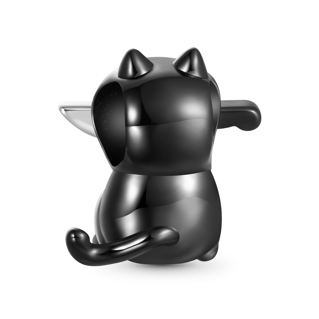 Gnoce Black Cat Engravable Knife Charm_3